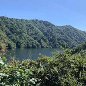 R352から見下ろす奥只見湖