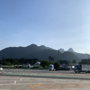 妙義山のでっぱり＠横川SA