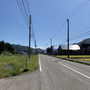 小出ICでてすぐの快走ルートR352