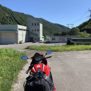 奥只見湖遊覧船待合所withCBR650R