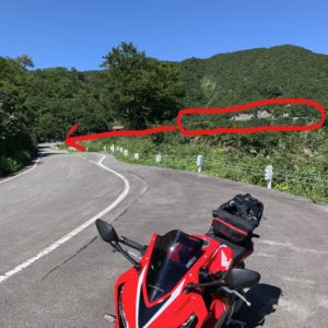 続く断崖絶壁ルート!@R352