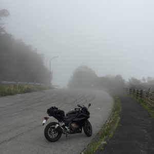 昨年の霧降高原道路のとある展望台