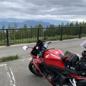 富士スバルライン＠大沢駐車場より南アルプスを望む①