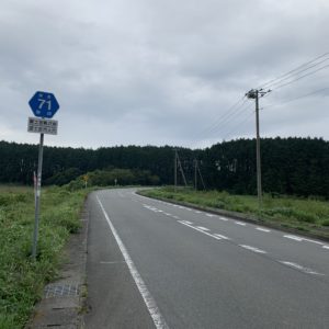 富士山を西側に望む快走ルート「r71」＠朝霧高原①