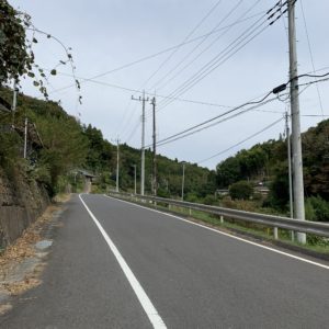 幅があり走りやすい1.5車線@グリーンふるさとライン