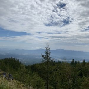 須走口五合目入口の山荘菊谷さんからの眺望