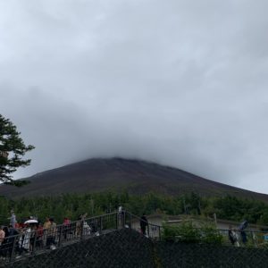 富士山五合目からの富士山頂