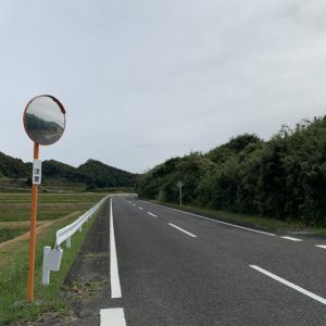 真っすぐ、からのカーブ＠グリーンふるさとライン