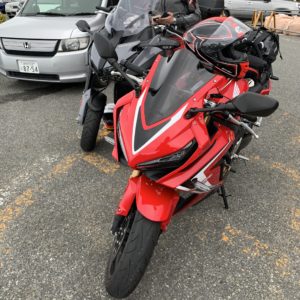 NIKENとCBR650R＠富士宮口五合目