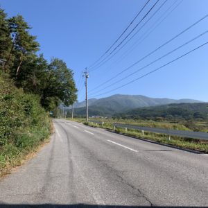 東御嬬恋線から浅間山を望む