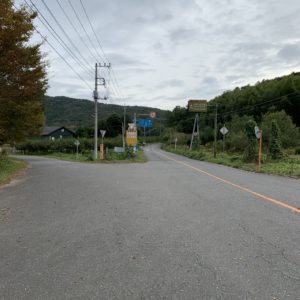 二輪走行禁止、朝日トンネル付近のフルーツライン