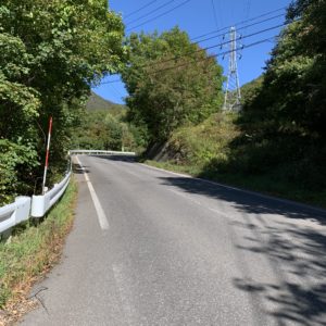 ワインディングになり始めた東御嬬恋線