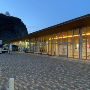 最後の休憩地「道の駅上田 道と川の駅 おとぎの里」で一休み①
