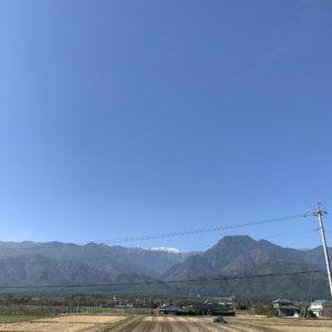 北アルプスの景観がどこまでも続く感じの北アルプスパノラマロード