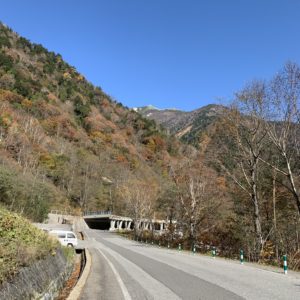大町アルペンライン最後のスノージェット