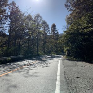 紅葉づいた風景が広がるR152①