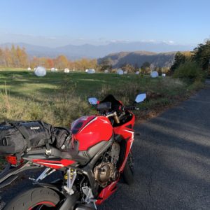 始めて眺望が抜けた御岳ブルーラインwithCBR650R