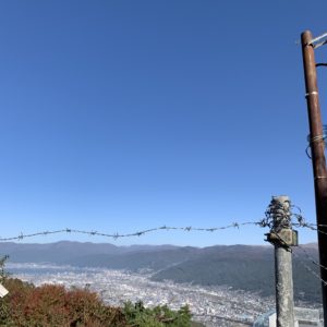 R152杖突峠「展望喫茶　風の詩」にて