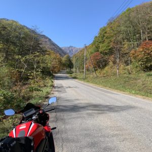 大町アルペンラインを登るCBR650R①