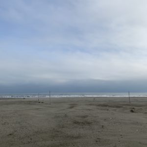 まるに目の前の九十九里の砂浜