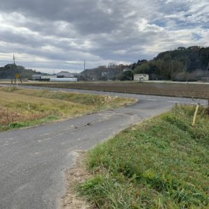 霞ヶ浦水際としばしのお別れ、内陸側のルートへ