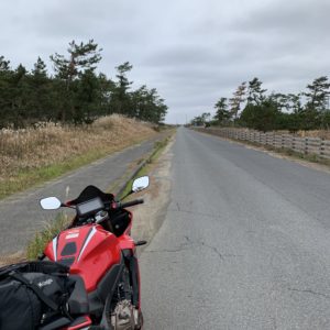 九十九里ビーチラインの更に海側のルート