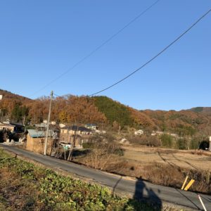 冬の秩父の穏やかな風景