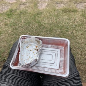 あらいやオートコーナーのお弁当、完食！