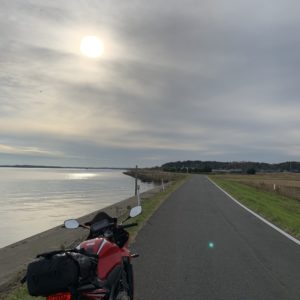 霞ヶ浦ほぼ一周ツーリングの終盤にて