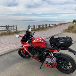 天王崎公園の前面はまさに海風景