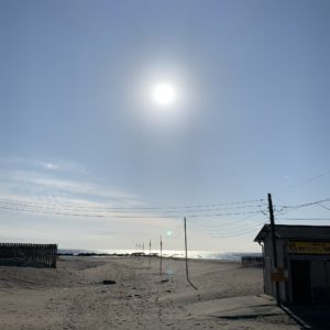 冬の根本海水浴場@南房総