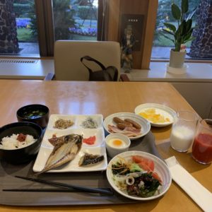 伊豆今井浜東急ホテルのビュッフェの朝食♪