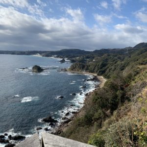 the ジオパーク!尾ヶ崎ウィングからの眺め