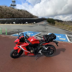 伊豆スカイライン至極の風景①「滝知山駐車場」withCBR650R