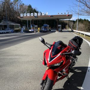 伊豆スカイライン終点・天城高原IC with CBR650R