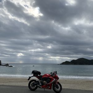 こんな伊豆の海風景待ってました!with CBR650R