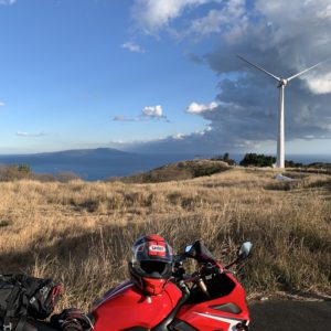 超絶景!東伊豆風力発電所with CBR650R③