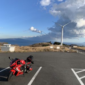 超絶景!東伊豆風力発電所with CBR650R②