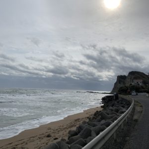 御宿手前のプライベートビーチ