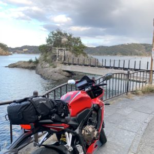 下田公園の小島・石室神社with CBR650R