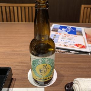 下田セントラルホテルのディナーで注文した地ビール