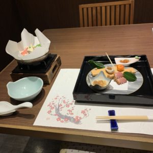 下田セントラルホテルの和食ディナーコースの前菜