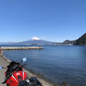 西伊豆r17で富士山お目見え~with CBR650R