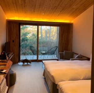 レジーナリゾート旧軽井沢の落ち着いた雰囲気のお部屋