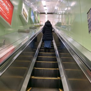 江島神社「エスカー3区」にて