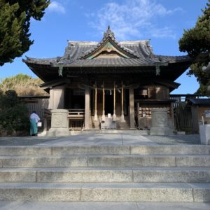 葉山・森戸神社の本殿