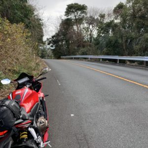 走りやすさ抜群の西伊豆マーガレットラインにてwith CBR650R②