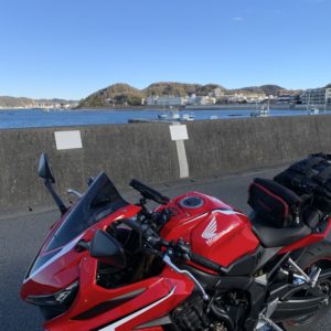 気持ち良い葉山の風景with CBR650R