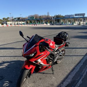 逗子IC出たところのショットwith CBR650R