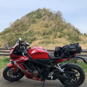 千葉の真珠島にてwith CBR650R
